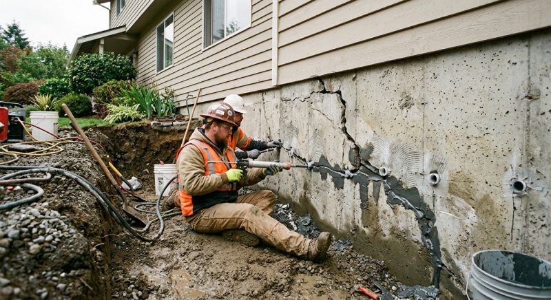 Basement Foundation Repair in Johnston, RI