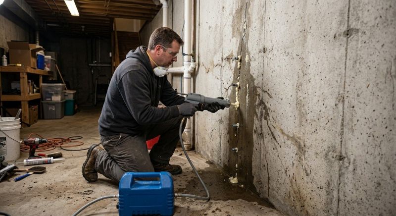 Basement Foundation Repair in Mansfield, MA