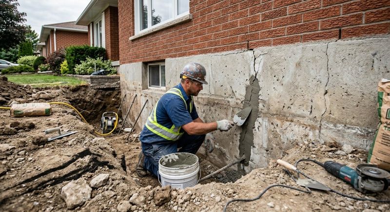 Basement Foundation Repair in Thompson, CT