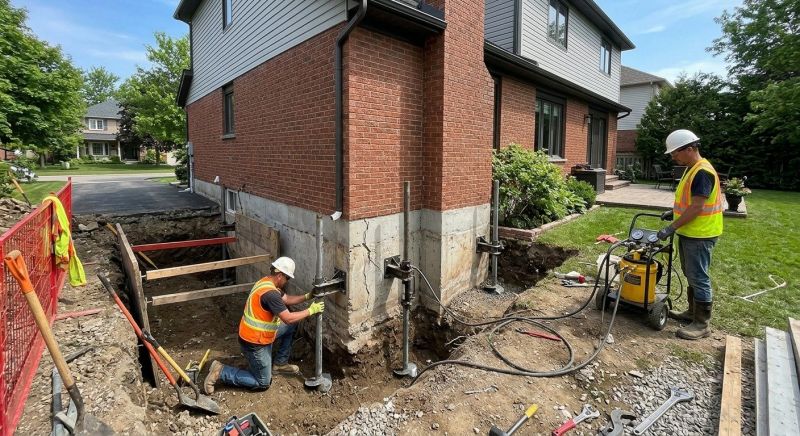 Basement Underpinning in Woonsocket, RI