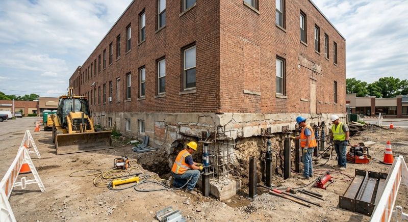Commercial Foundation Repair in Woonsocket, RI