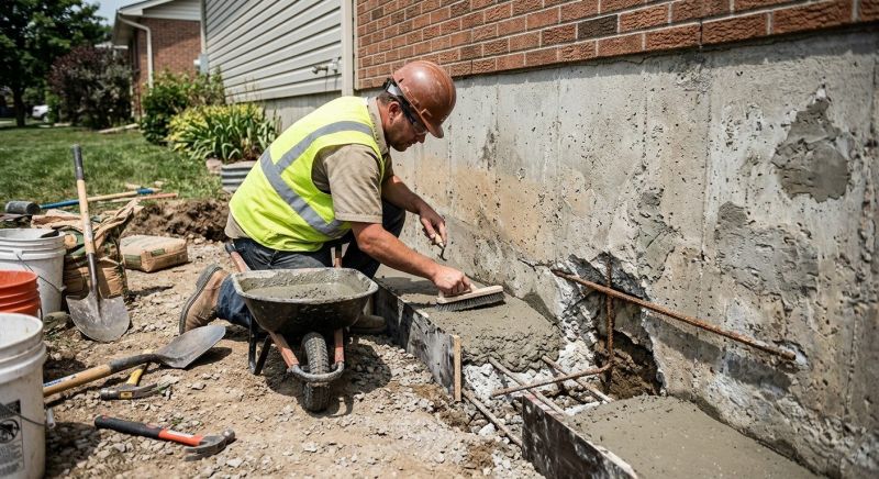 Concrete Foundation Repair in Marlborough, MA