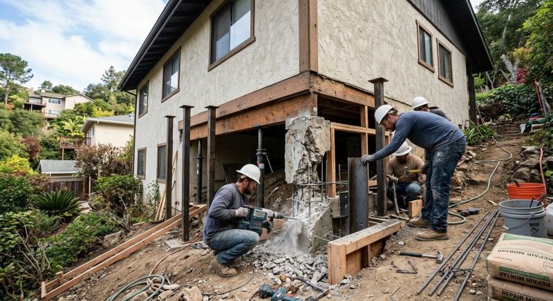 Concrete Foundation Repair in Whitinsville, MA