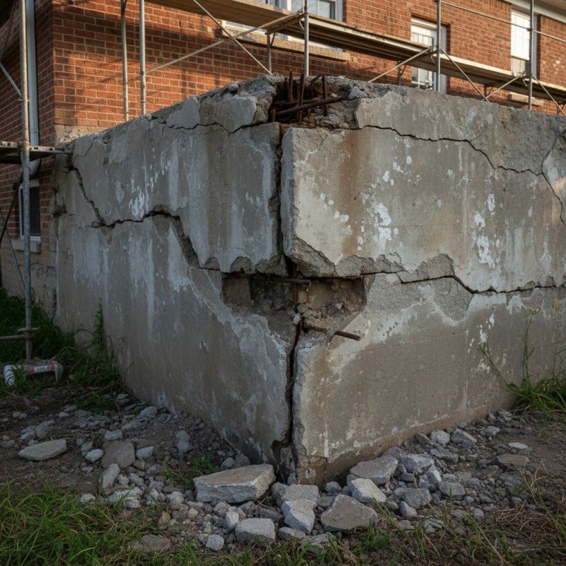 Cracked Foundation Repair in Medway, MA
