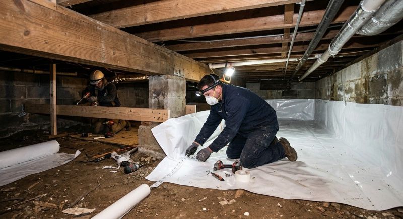Crawl Space Leveling in Woonsocket, RI