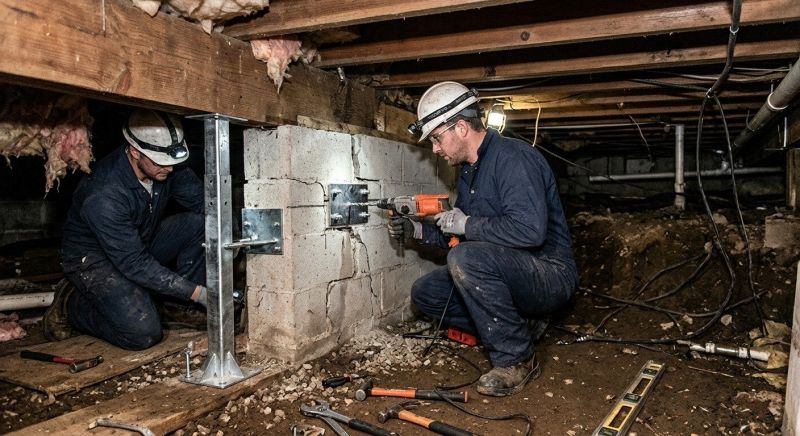 Crawlspace Foundation Repair in Attleboro Falls, MA