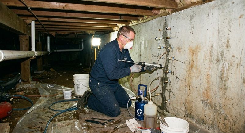 Crawlspace Foundation Repair in Johnston, RI