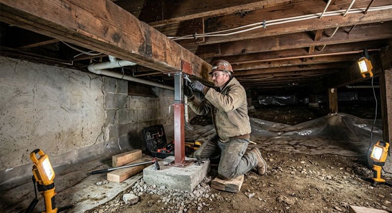Crawlspace Foundation Repair in Medway, MA