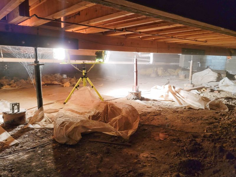 Crawlspace Foundation Repair in Raynham, MA