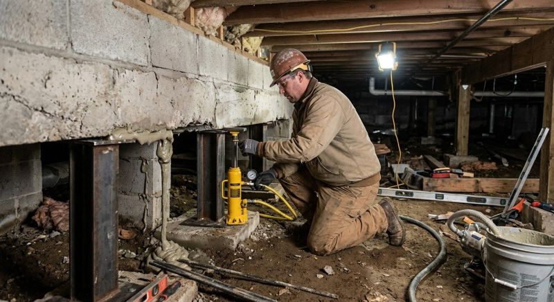Crawlspace Foundation Repair in Sharon, MA