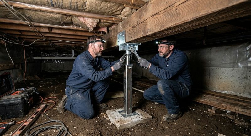 Crawlspace Foundation Repair in Sutton, MA