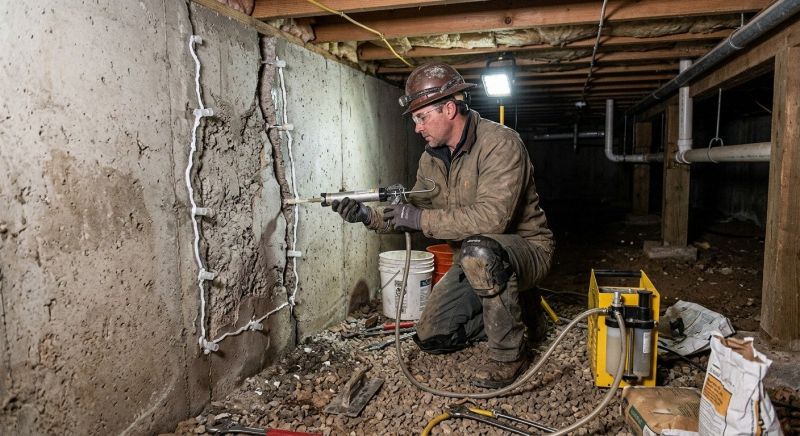 Deep Foundation Repair in Woonsocket, RI