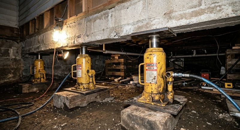 Foundation Jacking in Ashland, MA