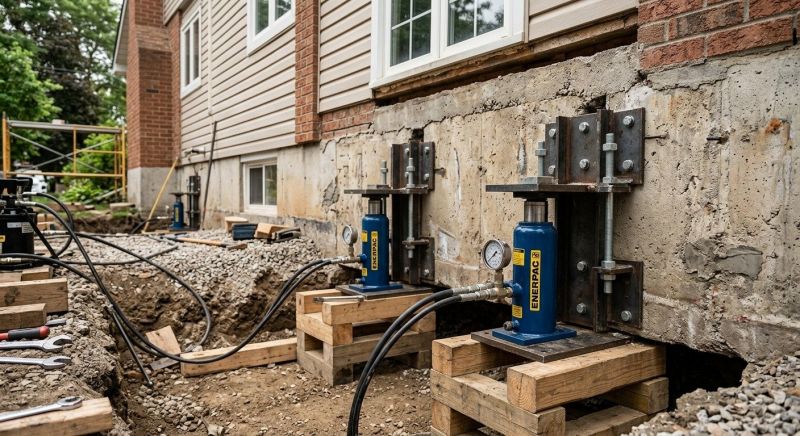 Foundation Jacking in Chepachet, RI