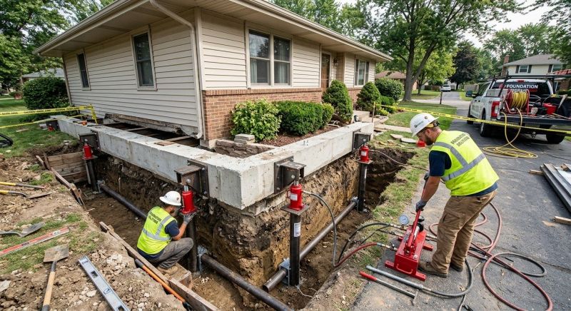 Foundation Jacking in Danielson, CT
