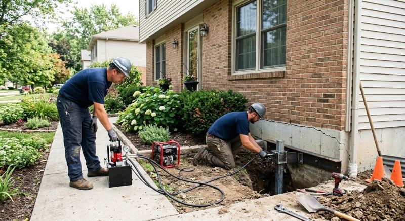 Foundation Jacking in Douglas, MA