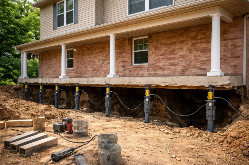 Foundation Jacking in Douglas, MA