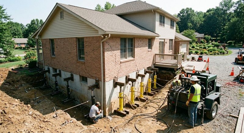 Foundation Jacking in North Oxford, MA