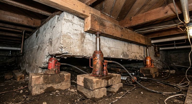Foundation Jacking in Plainville, MA