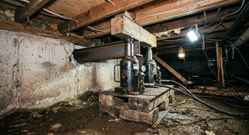 Foundation Jacking in Somerset, MA