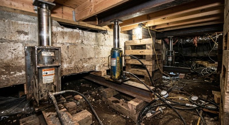 Foundation Jacking in Southborough, MA