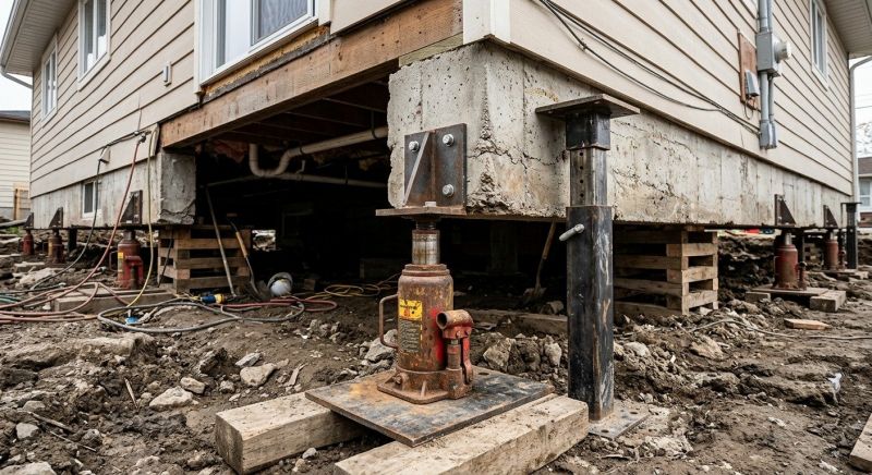 Foundation Jacking in Sutton, MA