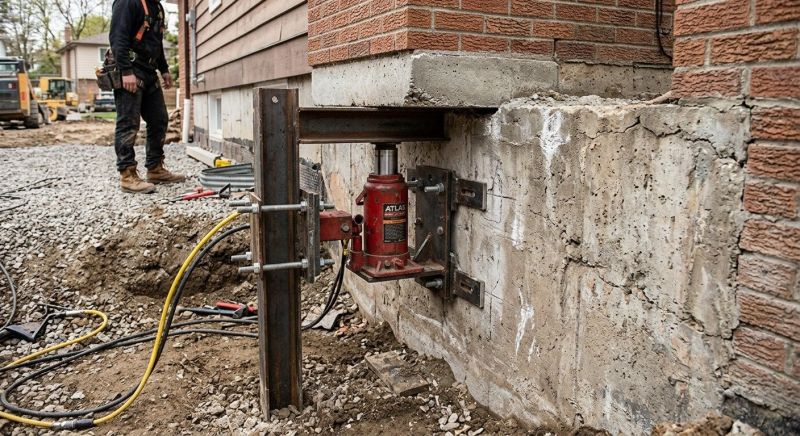 Foundation Jacking in Warren, RI