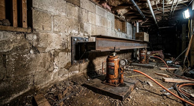Foundation Jacking in Wellesley, MA
