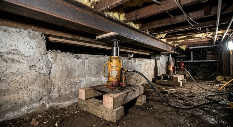 Foundation Jacking in Worcester, MA