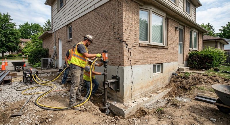 Foundation Lifting in Woonsocket, RI