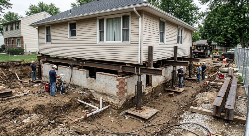 Foundation Lifting in Millis, MA