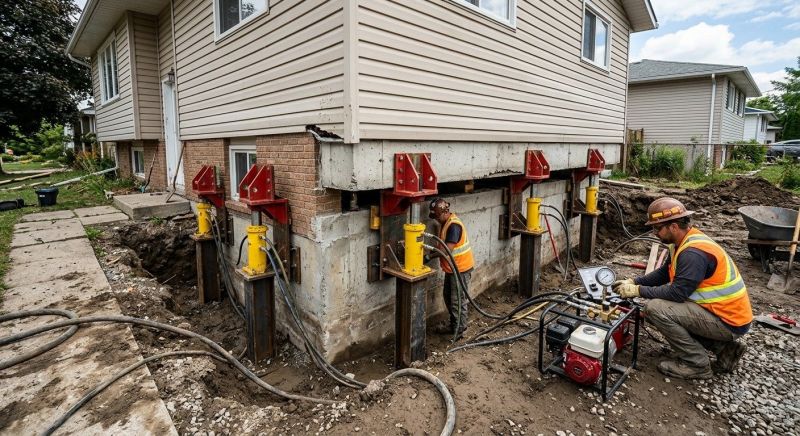 Foundation Lifting in Sutton, MA
