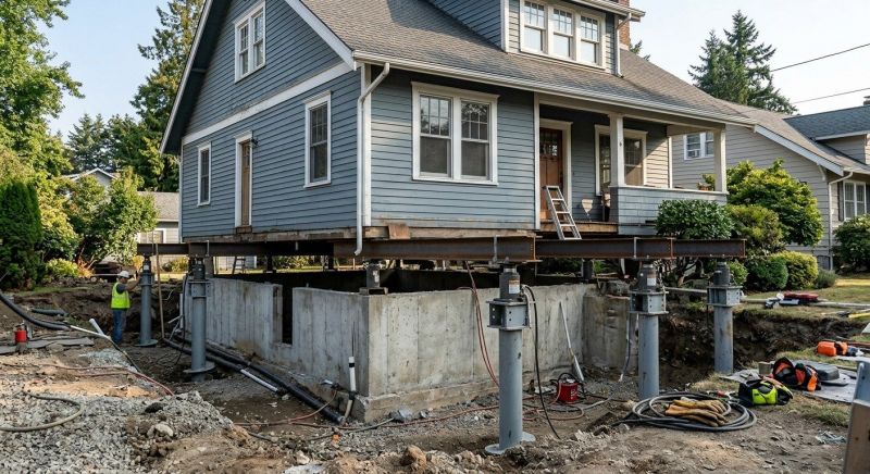 Foundation Raising in Johnston, RI