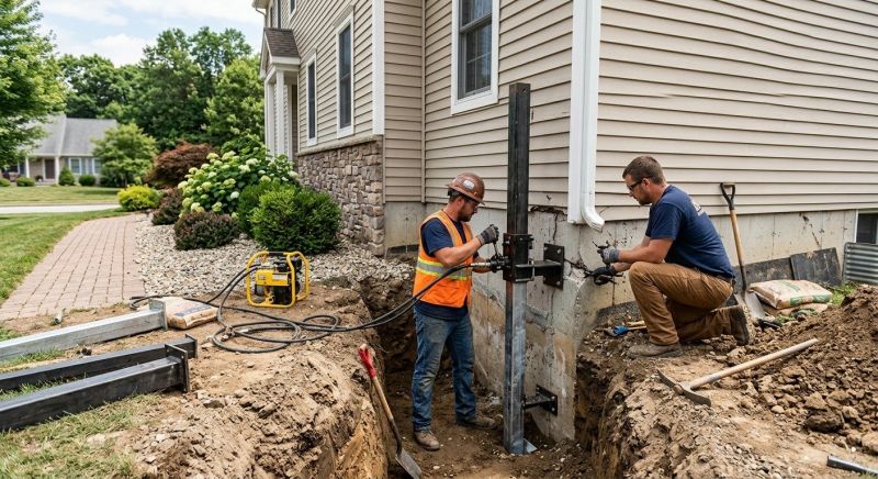 Foundation Stabilizing in South Easton, MA