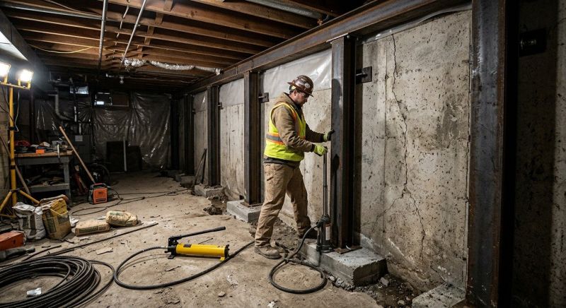 Foundation Stabilizing in South Walpole, MA