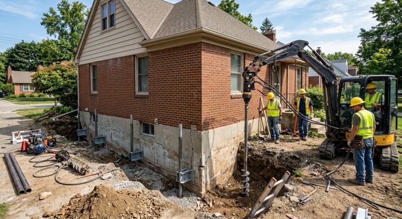 Foundation Stabilizing in Sutton, MA