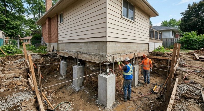 Foundation Underpinning in Woonsocket, RI