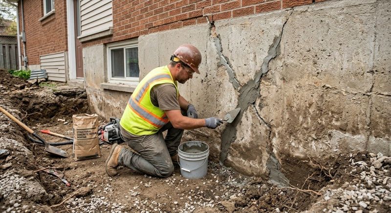 Home Foundation Repair in Norton, MA