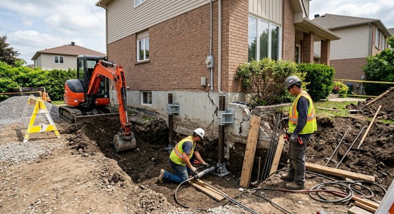 House Foundation Repair in Canton, MA