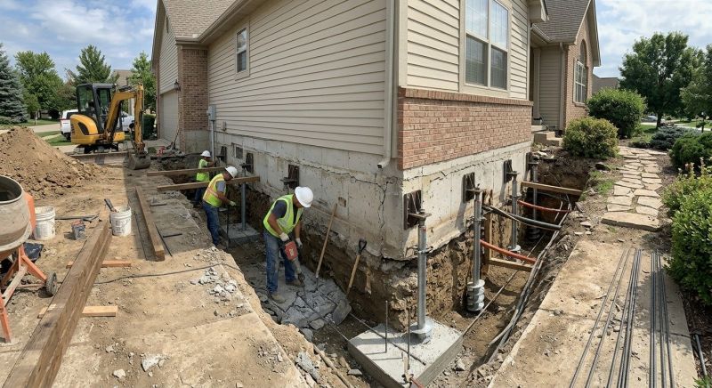 House Underpinning in Woonsocket, RI