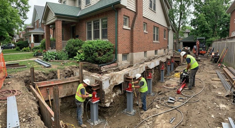 House Underpinning in Woonsocket, RI