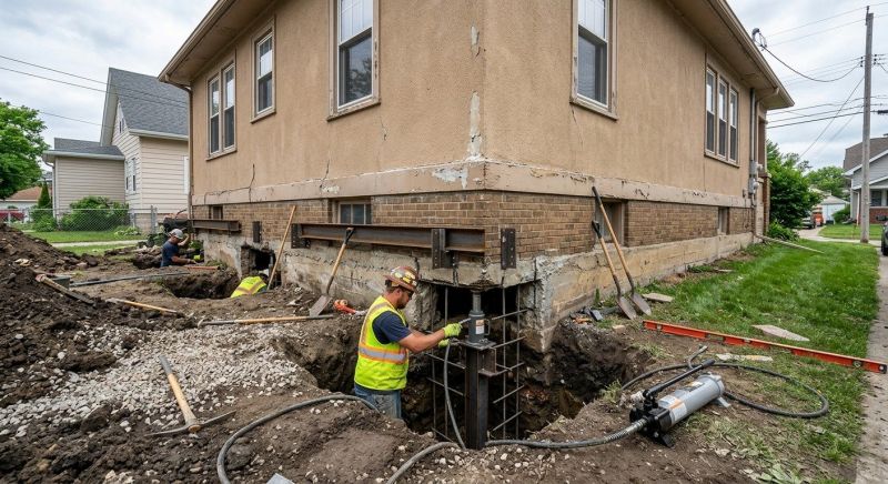 House Underpinning in Woonsocket, RI