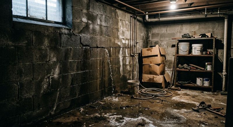 Leaking Foundation Repair in Woonsocket, RI