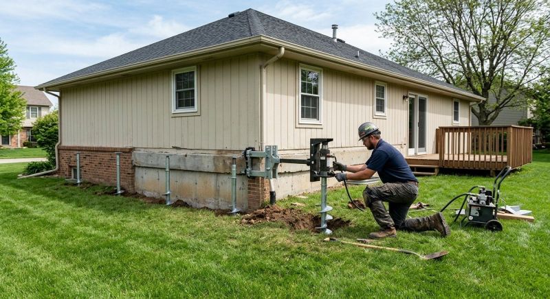 Settling Foundation Service in Dedham, MA