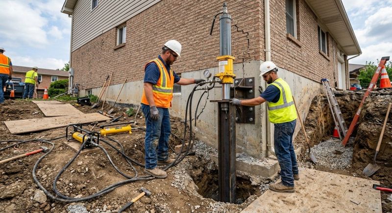 Settling Foundation Service in Millis, MA