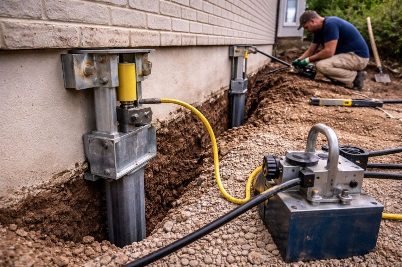 Sinking Foundation Repair in Natick, MA