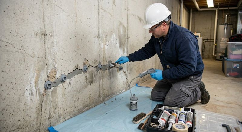 Structural Crack Repair in Woonsocket, RI
