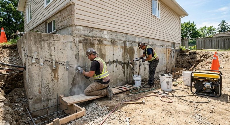 Structural Foundation Repair in Foster, RI