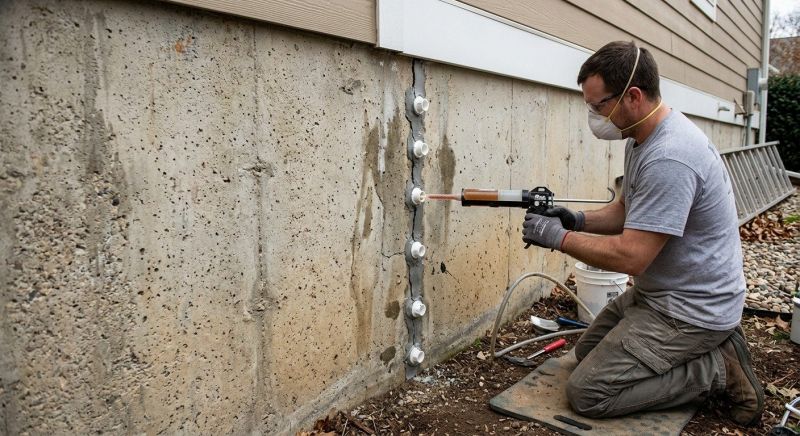 Structural Foundation Repair in North Scituate, RI