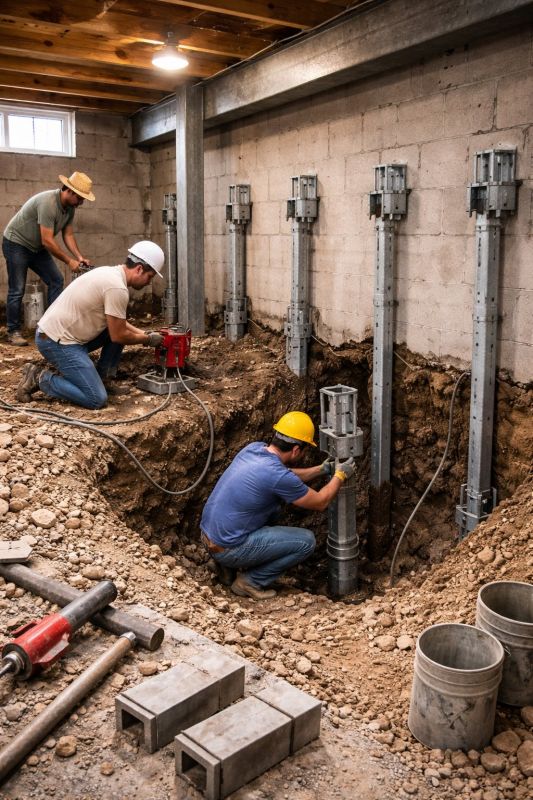 Structural Underpinning in Woonsocket, RI
